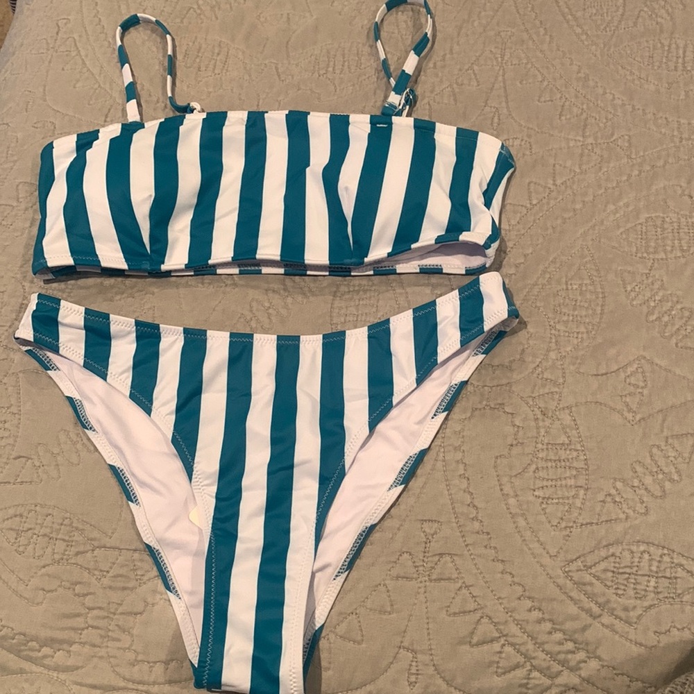 NWT Striped bikini